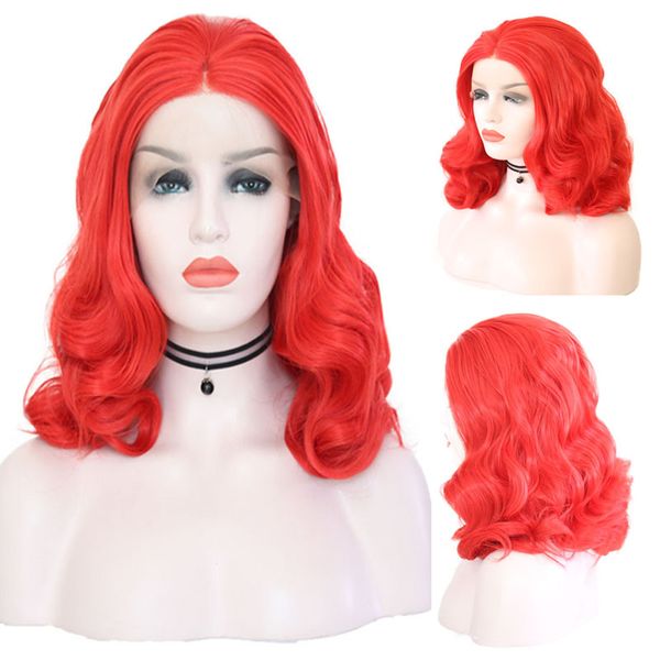 rongduoyi short hair synthetic lace front wigs body wave wig cosplay high temperature fiber hair wigs for women middle part wig, Black
rongduoyi short hair synthetic lace front wigs body wave wig cosplay high temperature fiber hair wigs for women middle part wig, Black