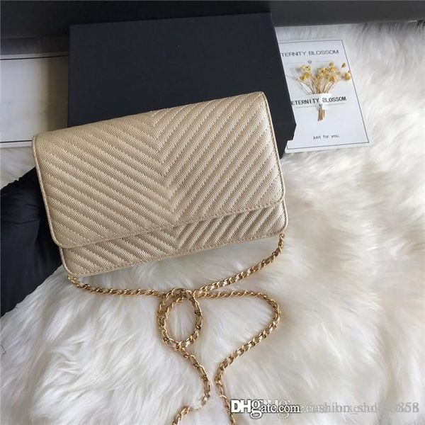 Дамы классический цепную кожаные сумки 19ss Lambskin Классический ужин сумка для элегантных дам одиночный мешок плеча, с полной упаковки
Дамы классический цепную кожаные сумки 19ss Lambskin Классический ужин сумка для элегантных дам одиночный мешок плеча, с полной упаковки