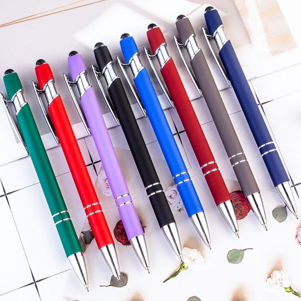 Selling Simple Metal Bullet Type 1.0 Ballpoint Pens School Office Business Stationery Student Gift