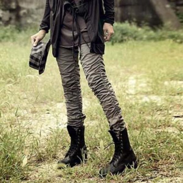 27-44 2020 men's clothing fashion hair stylist singer casual pleated pants trousers plus size costumes, Black
27-44 2020 men's clothing fashion hair stylist singer casual pleated pants trousers plus size costumes, Black