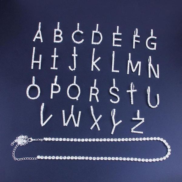 stonefans 26pcs custom letter pendant necklace rhinestone choker wholesale for women silver tennis chain choker initial jewelry
stonefans 26pcs custom letter pendant necklace rhinestone choker wholesale for women silver tennis chain choker initial jewelry