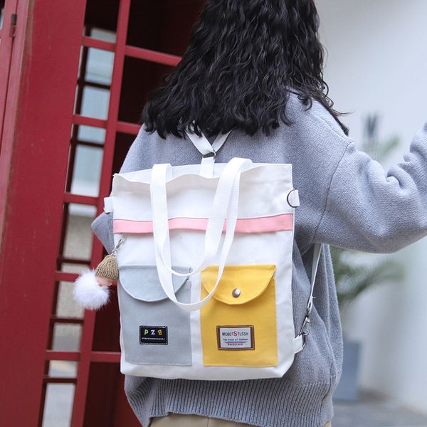 женщины многофункционального canvas tote дама повседневный сумка складной сумок пляжная сумка женская сумочка холст рюкзак t200110
женщины многофункционального canvas tote дама повседневный сумка складной сумок пляжная сумка женская сумочка холст рюкзак t200110