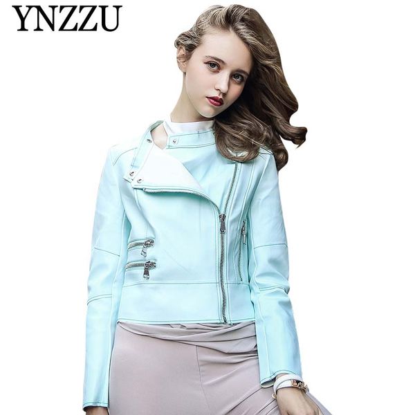 ynzzu 2019 new fashion macaron color women's pu jacket zippers long sleeve ladies faux leather autumn biker leather jacket yo849, Black
ynzzu 2019 new fashion macaron color women's pu jacket zippers long sleeve ladies faux leather autumn biker leather jacket yo849, Black