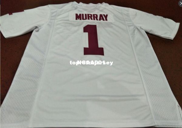 men #1 kyler murray red white oklahoma sooners alumni college jersey or custom any name or number jersey, Black;red
men #1 kyler murray red white oklahoma sooners alumni college jersey or custom any name or number jersey, Black;red