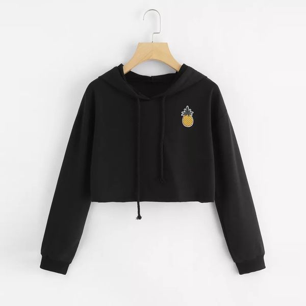 women pinapple printing hoodies sweatshirts new harajuku crew neck sweats women clothing feminina loose short jumper sweats warm, Black
women pinapple printing hoodies sweatshirts new harajuku crew neck sweats women clothing feminina loose short jumper sweats warm, Black