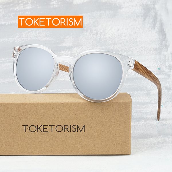 toketorism stylish wood sunglasses men polarized uv400 woman's round mirror glasses 7051, White;black
toketorism stylish wood sunglasses men polarized uv400 woman's round mirror glasses 7051, White;black