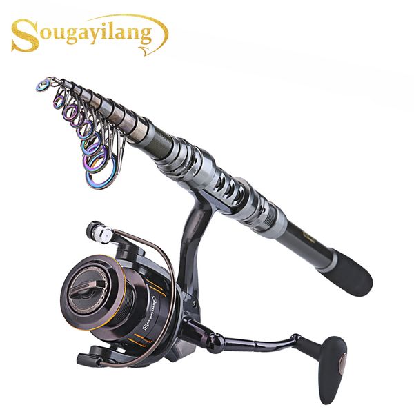 sougayilang 1.8-3.0m fishing rod reel combo carbon fiber fishing rod and 14bb metal spoon spinning reel set
sougayilang 1.8-3.0m fishing rod reel combo carbon fiber fishing rod and 14bb metal spoon spinning reel set