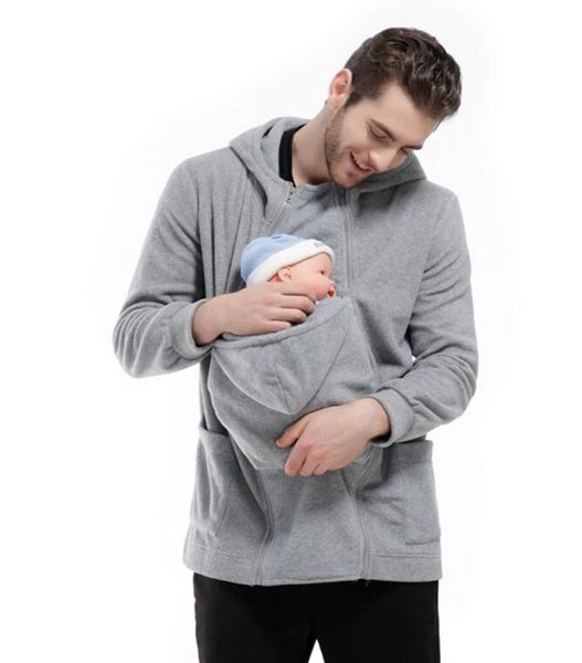 hoodies two-in-one multi-function jacket kangaroo dad sweater autumn and winter men's clothing childcare bag sweater, Black;brown
hoodies two-in-one multi-function jacket kangaroo dad sweater autumn and winter men's clothing childcare bag sweater, Black;brown