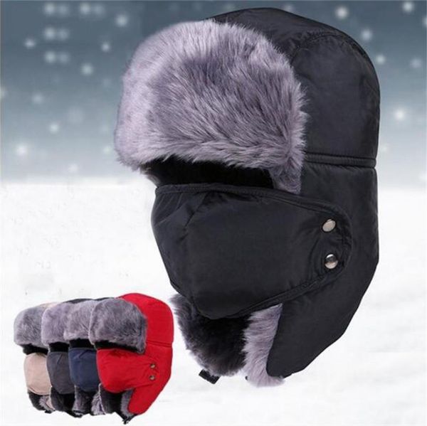 men women winter skiing fishing warm cotton hat outdoor climbing hunting riding windproof thick camouflage cap earflaps, Black
men women winter skiing fishing warm cotton hat outdoor climbing hunting riding windproof thick camouflage cap earflaps, Black