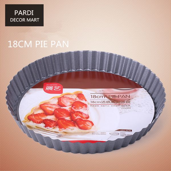 18cm drop bottom pie pan pizza pan baking for cakes fruit tart, apple pie 1pc/lot
18cm drop bottom pie pan pizza pan baking for cakes fruit tart, apple pie 1pc/lot