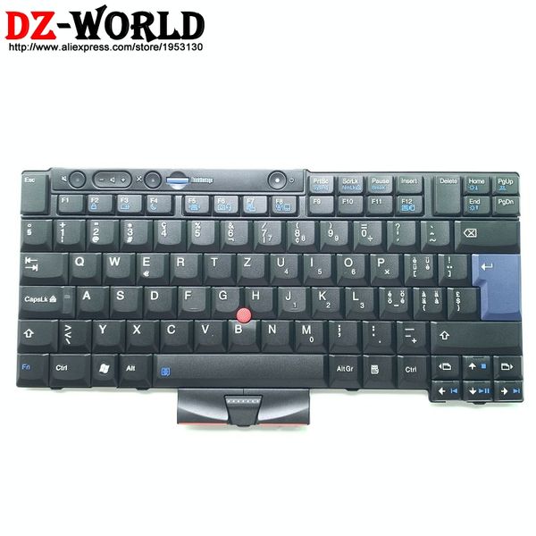 

SWS CH Швейцарская клавиатура для Lenovo Thinkpad T410 T420 X220 X220i T410S T420S T510 T520 W510 W520 Teclado 45N2168 45N209