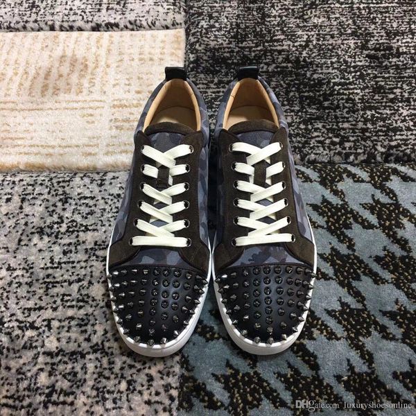 brands camouflage suede leather junior spikes red bottom sneakers shoes for men,women sport perfect party wedding dress box, Black
brands camouflage suede leather junior spikes red bottom sneakers shoes for men,women sport perfect party wedding dress box, Black