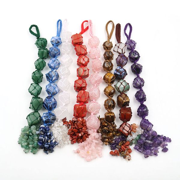 natural stone car hanging reiki 7 chakra healing mineral quartz crystal tassel keychain spiritual meditation home window decor, Silver
natural stone car hanging reiki 7 chakra healing mineral quartz crystal tassel keychain spiritual meditation home window decor, Silver