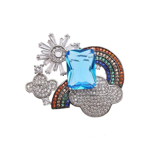 new 3a cubic zirconia rainbow brooch broach pin women jewelry dress bag hat accessories hr2393, Gray
new 3a cubic zirconia rainbow brooch broach pin women jewelry dress bag hat accessories hr2393, Gray