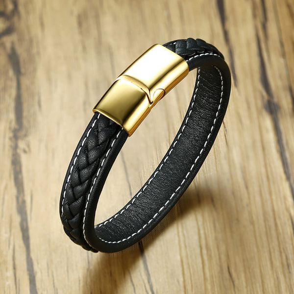 punk charm stainless steel magnetic buckle leather bracelet man's personality women's braclet leather shaker magnetic bracelet, Golden;silver
punk charm stainless steel magnetic buckle leather bracelet man's personality women's braclet leather shaker magnetic bracelet, Golden;silver