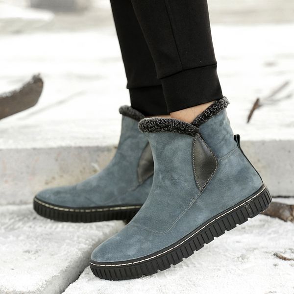 boots winter warm snow boots men ankle boots lace up men shoes snow outdoor casual breathable desert boot men, Black
boots winter warm snow boots men ankle boots lace up men shoes snow outdoor casual breathable desert boot men, Black