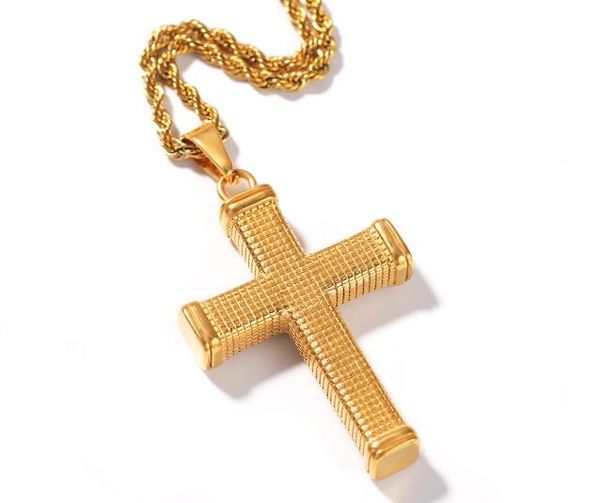 new hiphop bling simple stainless steel cross pendant necklace fashion sweater pendant necklace with chain nice price, Silver
new hiphop bling simple stainless steel cross pendant necklace fashion sweater pendant necklace with chain nice price, Silver