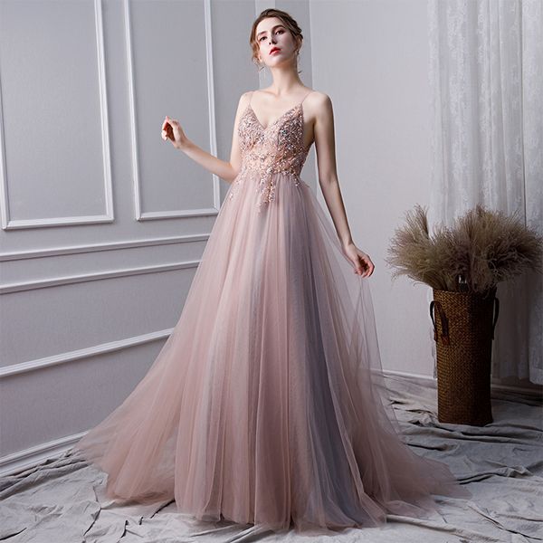 beading evening dress 2019 new fashion elegant banquet dresses v-neck spaghetti strap backless a line prom party dress, White;black
beading evening dress 2019 new fashion elegant banquet dresses v-neck spaghetti strap backless a line prom party dress, White;black