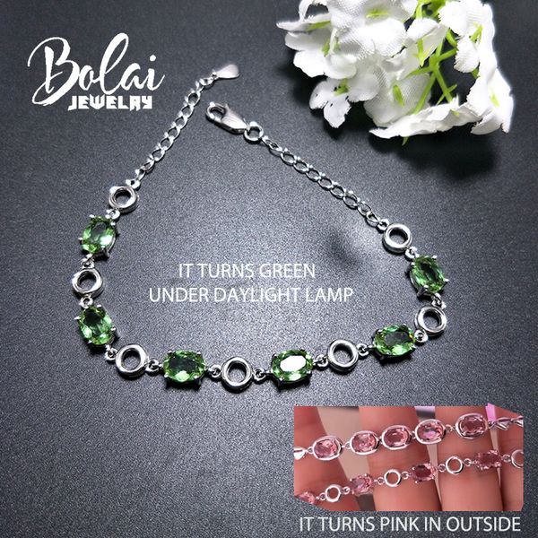 bolaijewelry,amazing color change created zultanit diaspore bracelet 925 sterling silver fine jewelry for girls gift, Golden;silver
bolaijewelry,amazing color change created zultanit diaspore bracelet 925 sterling silver fine jewelry for girls gift, Golden;silver