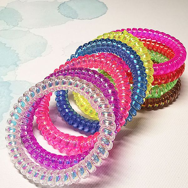 girls telephone line hairbands solid transparent hair ring baby cute elasticity hairbands kids headwear 100 pcs 07, Slivery;white
girls telephone line hairbands solid transparent hair ring baby cute elasticity hairbands kids headwear 100 pcs 07, Slivery;white