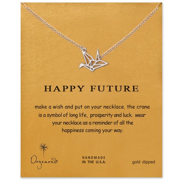 alloy clavicle paper necklace fashion lady retro paper crane unicorn anchor pendant clavicle chain necklace - gold and silver
alloy clavicle paper necklace fashion lady retro paper crane unicorn anchor pendant clavicle chain necklace - gold and silver