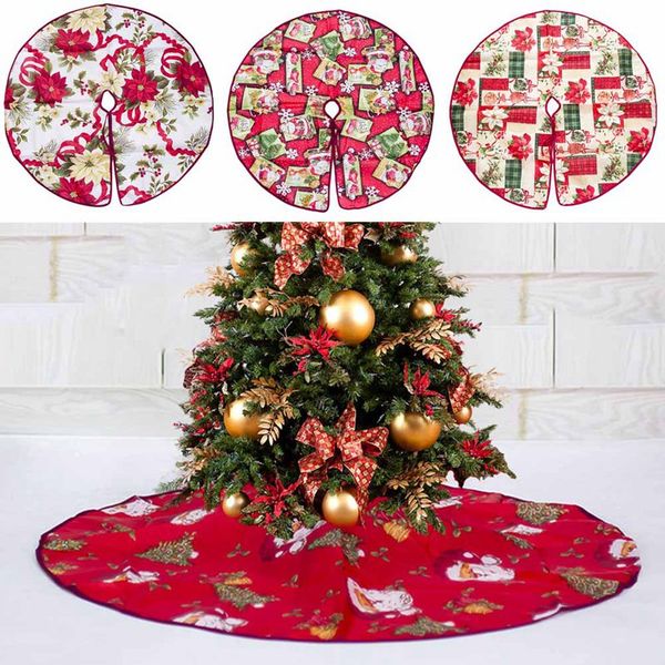 red christmas tree skirt santa flower base floor mat cover xmas party decor ornament for home non-woven xmas tree skirt 60/90cm
red christmas tree skirt santa flower base floor mat cover xmas party decor ornament for home non-woven xmas tree skirt 60/90cm