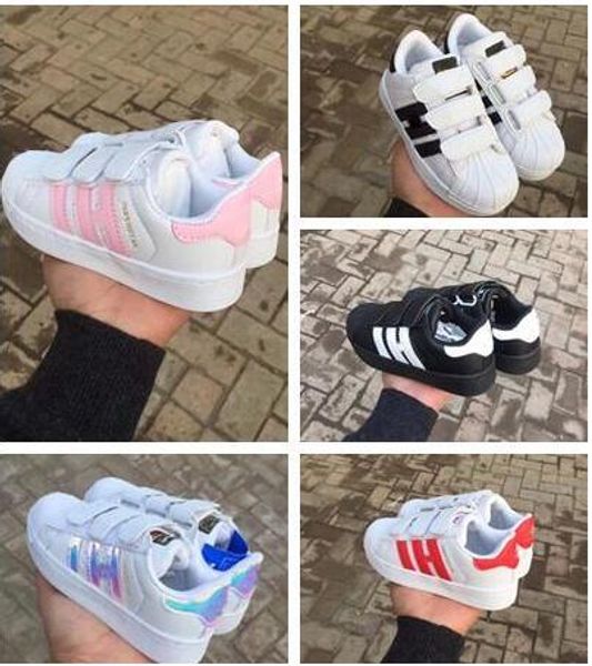 2020 new stan smith sneakers casual leather children shoes sports jogging shoes kid's classic flats shoes superstar for kids, Black;red
2020 new stan smith sneakers casual leather children shoes sports jogging shoes kid's classic flats shoes superstar for kids, Black;red