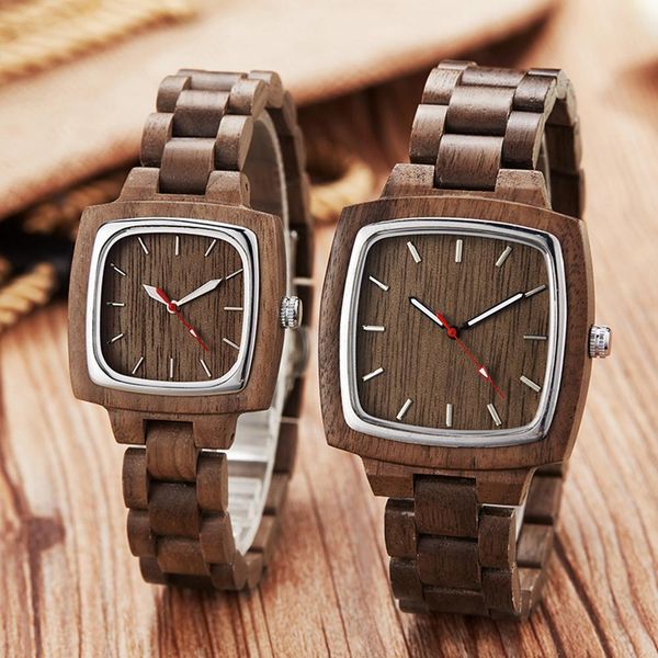 couple watches for women men quartz wristwatches square dial no number analog wooden quartz wrist watch ladies wristwatch, Slivery;brown
couple watches for women men quartz wristwatches square dial no number analog wooden quartz wrist watch ladies wristwatch, Slivery;brown