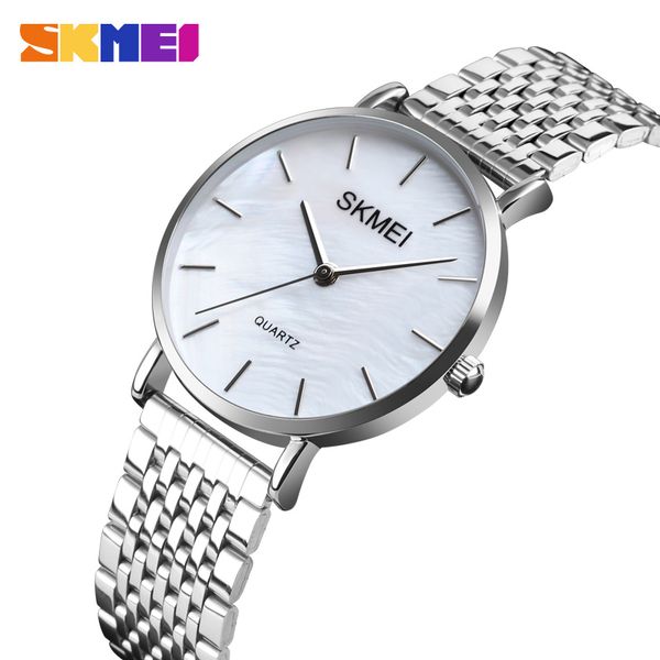 skmei women watches simple style elegant quartz watch 3bar waterproof shell dial stainless steel strap relogio feminino 1567, Slivery;brown
skmei women watches simple style elegant quartz watch 3bar waterproof shell dial stainless steel strap relogio feminino 1567, Slivery;brown