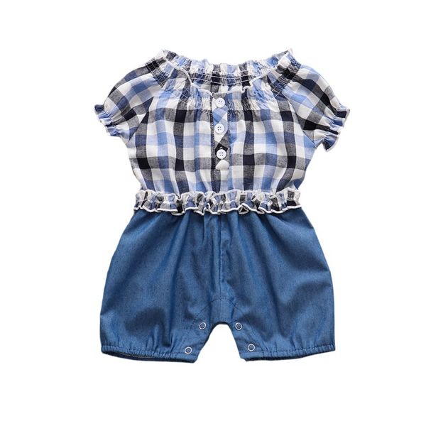 summer baby girl romper решетчатые джинсовые шорты комбинезоны для новорожденных infant одежда для малышей девочка комбинезоны, Blue
summer baby girl romper решетчатые джинсовые шорты комбинезоны для новорожденных infant одежда для малышей девочка комбинезоны, Blue