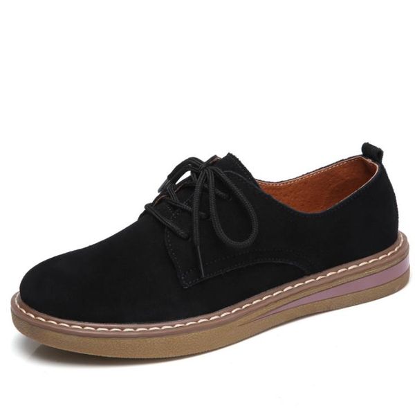 women casual shoes lace-up comfortable tide flats women's shoes, Black
women casual shoes lace-up comfortable tide flats women's shoes, Black
