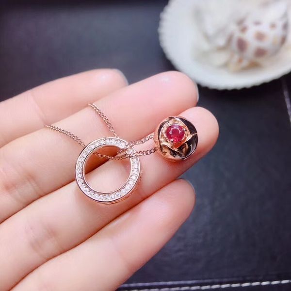 natural red ruby pendant necklaces natural gemstone pendant s925 silver fashion round two wears women wedding luck jewelery
natural red ruby pendant necklaces natural gemstone pendant s925 silver fashion round two wears women wedding luck jewelery