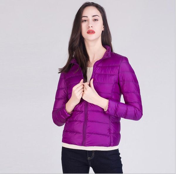 2020 new stand collar lightweight down jacket women casual short slim slim thin jacket large size fast delivery, Black
2020 new stand collar lightweight down jacket women casual short slim slim thin jacket large size fast delivery, Black