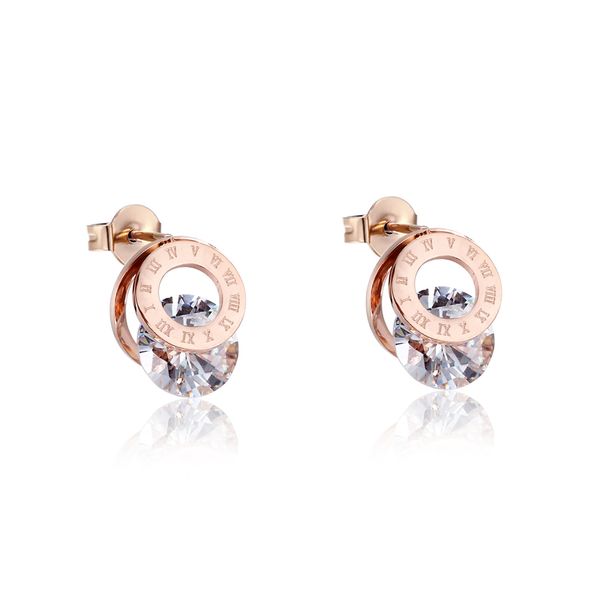 new arrival roman numerals round clip sparkling crystal woman stud earrings stainless steel jewelry for women gift wholesale, Golden;silver
new arrival roman numerals round clip sparkling crystal woman stud earrings stainless steel jewelry for women gift wholesale, Golden;silver
