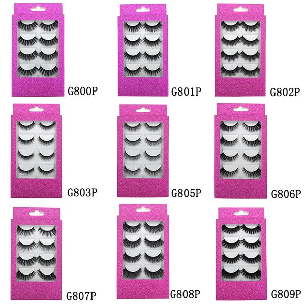 5 pairs 5d multipack soft mink hair false eyelashes handmade wispy fluffy long lashes natural eye makeup tools faux eye lashes
5 pairs 5d multipack soft mink hair false eyelashes handmade wispy fluffy long lashes natural eye makeup tools faux eye lashes