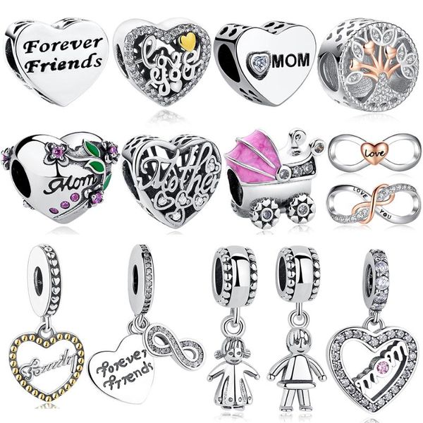 100% 925 sterling silver beads boy & girl sister friend family infinity love dangle charm fit original bracelet jewelry
100% 925 sterling silver beads boy & girl sister friend family infinity love dangle charm fit original bracelet jewelry