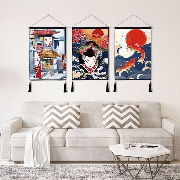 tapestries ukiyo-e decoration picture paintings cloth haing painting sofa bedside wall background restaurant flag
tapestries ukiyo-e decoration picture paintings cloth haing painting sofa bedside wall background restaurant flag