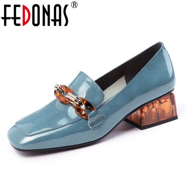 fedonas fashion women pumps spring summer chain high heels party shoes woman genuine leather female brand prom shoes loafers t200525, Black
fedonas fashion women pumps spring summer chain high heels party shoes woman genuine leather female brand prom shoes loafers t200525, Black