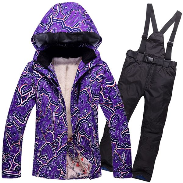 women's snow suit thermal padded cotton ski jackets and bib trousers set winter skating hiking camping skiing clothing windproof
women's snow suit thermal padded cotton ski jackets and bib trousers set winter skating hiking camping skiing clothing windproof