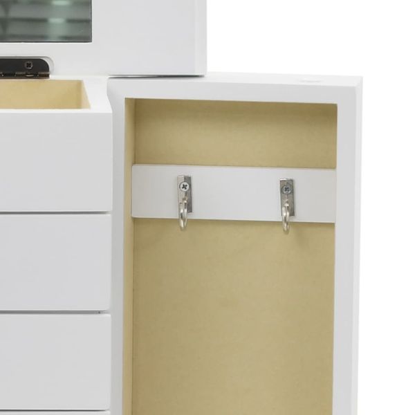 jewelery box with mirror mdf 25 x 135 x 34 cm pet supplies home garden