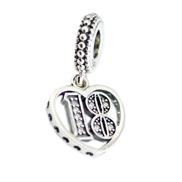 new 100% real 925 sterling silver alphabet & numbers 18 years of love heart pendant beads for women gift fits european bracelets diy jewelry, Black
new 100% real 925 sterling silver alphabet & numbers 18 years of love heart pendant beads for women gift fits european bracelets diy jewelry, Black