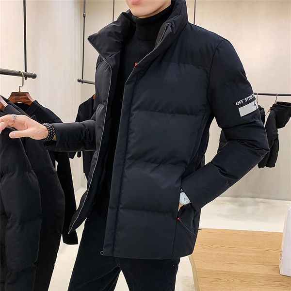 2019 winter new products men's cotton-quilted coat trend of fashion youth slim fit thick cotton-padded clothes warm cotton-padde, Black
2019 winter new products men's cotton-quilted coat trend of fashion youth slim fit thick cotton-padded clothes warm cotton-padde, Black