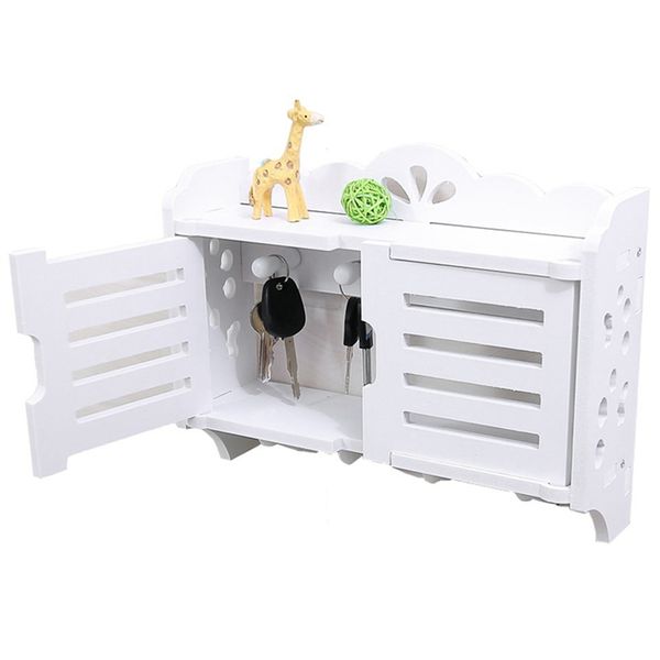 simple and modern wall shelves hook-drilling living room decorative wall hanging key storage box finishing box
simple and modern wall shelves hook-drilling living room decorative wall hanging key storage box finishing box
