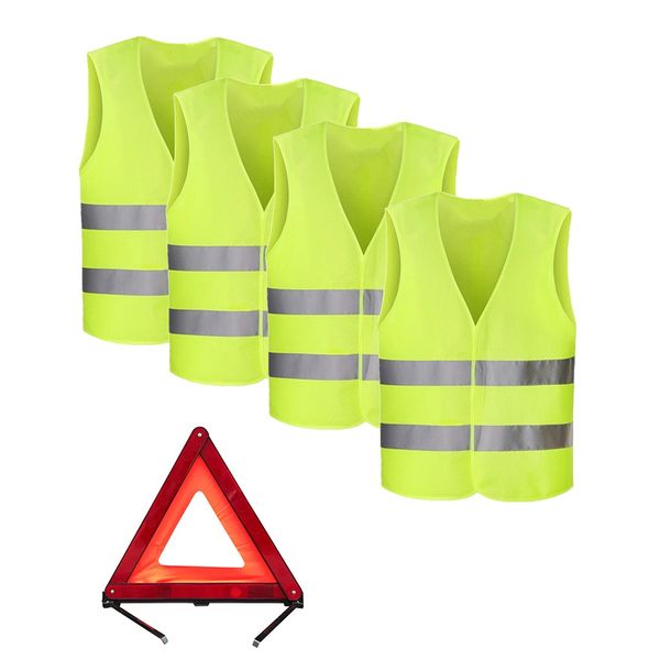 safety vests car 4 pcs puncture vest yellow safety vest reflective universal warning protection neon yellow, Black
safety vests car 4 pcs puncture vest yellow safety vest reflective universal warning protection neon yellow, Black