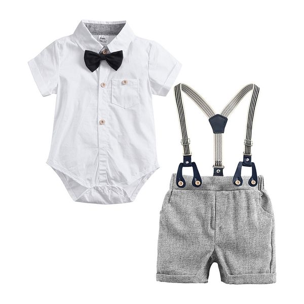 newborn clothes 2020 summer baby boys clothes set gentleman tie t-shirt+shorts 2pcs outfit clothes for baby suit infant clothing, White
newborn clothes 2020 summer baby boys clothes set gentleman tie t-shirt+shorts 2pcs outfit clothes for baby suit infant clothing, White