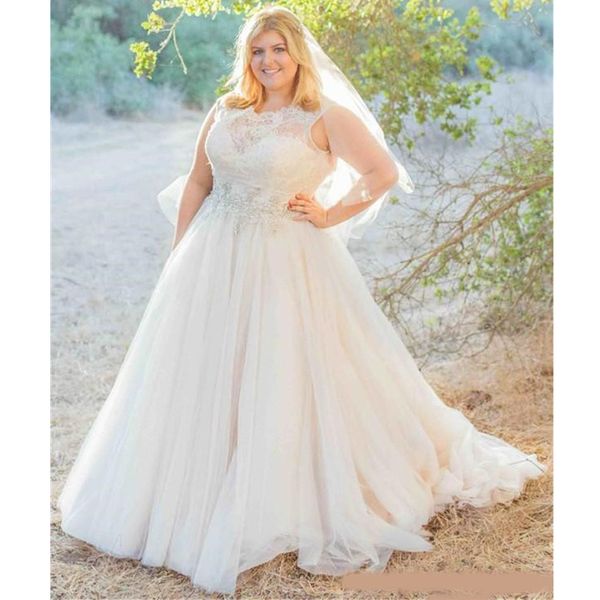 modest plus size wedding dresses 2020 sheer jewel neck a line lace sweep train tulle wedding dress custom made bridal gowns, White
modest plus size wedding dresses 2020 sheer jewel neck a line lace sweep train tulle wedding dress custom made bridal gowns, White