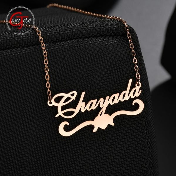 goxijite personalized name heart pendant necklace for women custom initial letter choker charm necklace gift for friend, Silver
goxijite personalized name heart pendant necklace for women custom initial letter choker charm necklace gift for friend, Silver