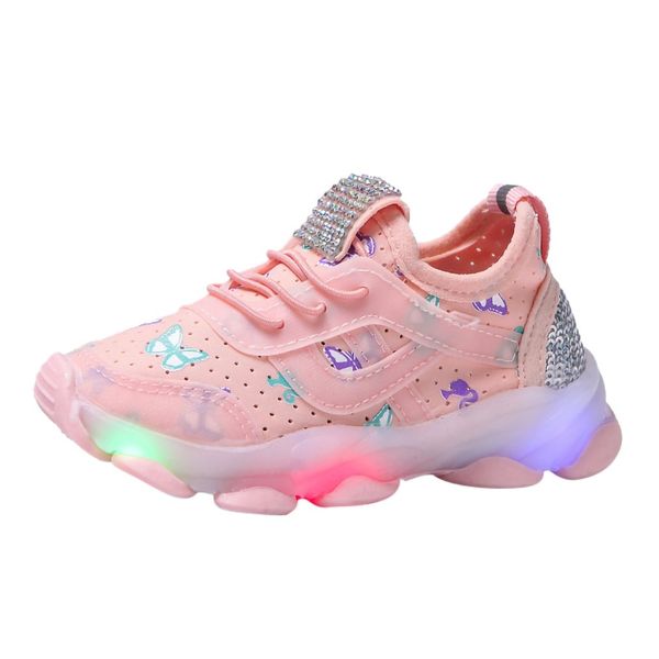 children kid baby girls butterfly crystal led luminous sport run sneakers shoes new arrival 2019, Black
children kid baby girls butterfly crystal led luminous sport run sneakers shoes new arrival 2019, Black