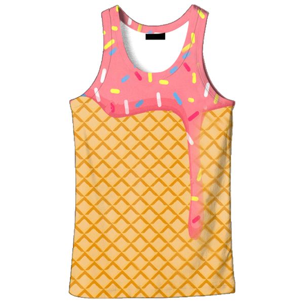 2018 new fashion 3d men' dessert print 9 size casual tankcustom-made print ing, White;black
2018 new fashion 3d men' dessert print 9 size casual tankcustom-made print ing, White;black
