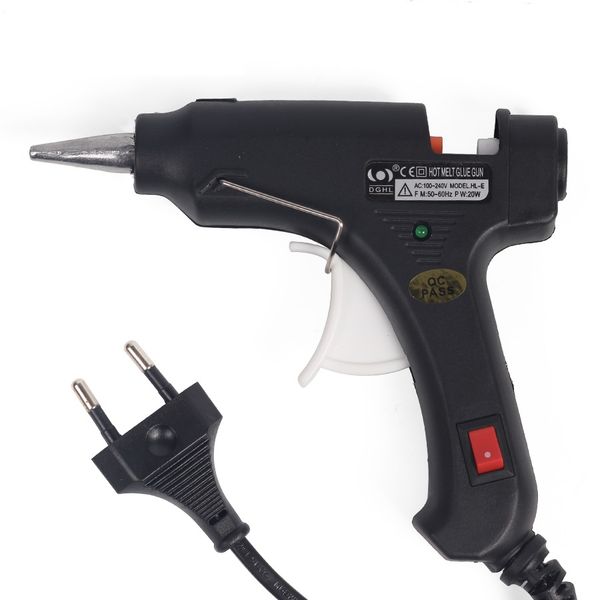 20w eu plug melt glue gun with 10pc 7mm glue stick industrial mini guns thermo electric heat temperature tool
20w eu plug melt glue gun with 10pc 7mm glue stick industrial mini guns thermo electric heat temperature tool
